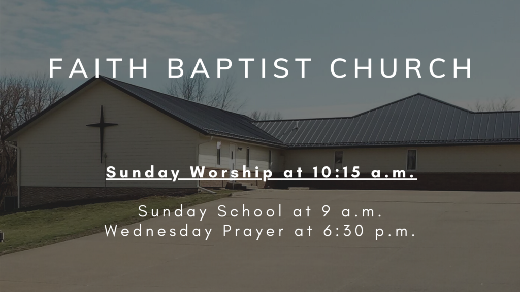 Home - Faith Baptist Church